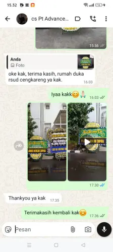 Testimonial Papan Bunga Pernikahan liunggunung